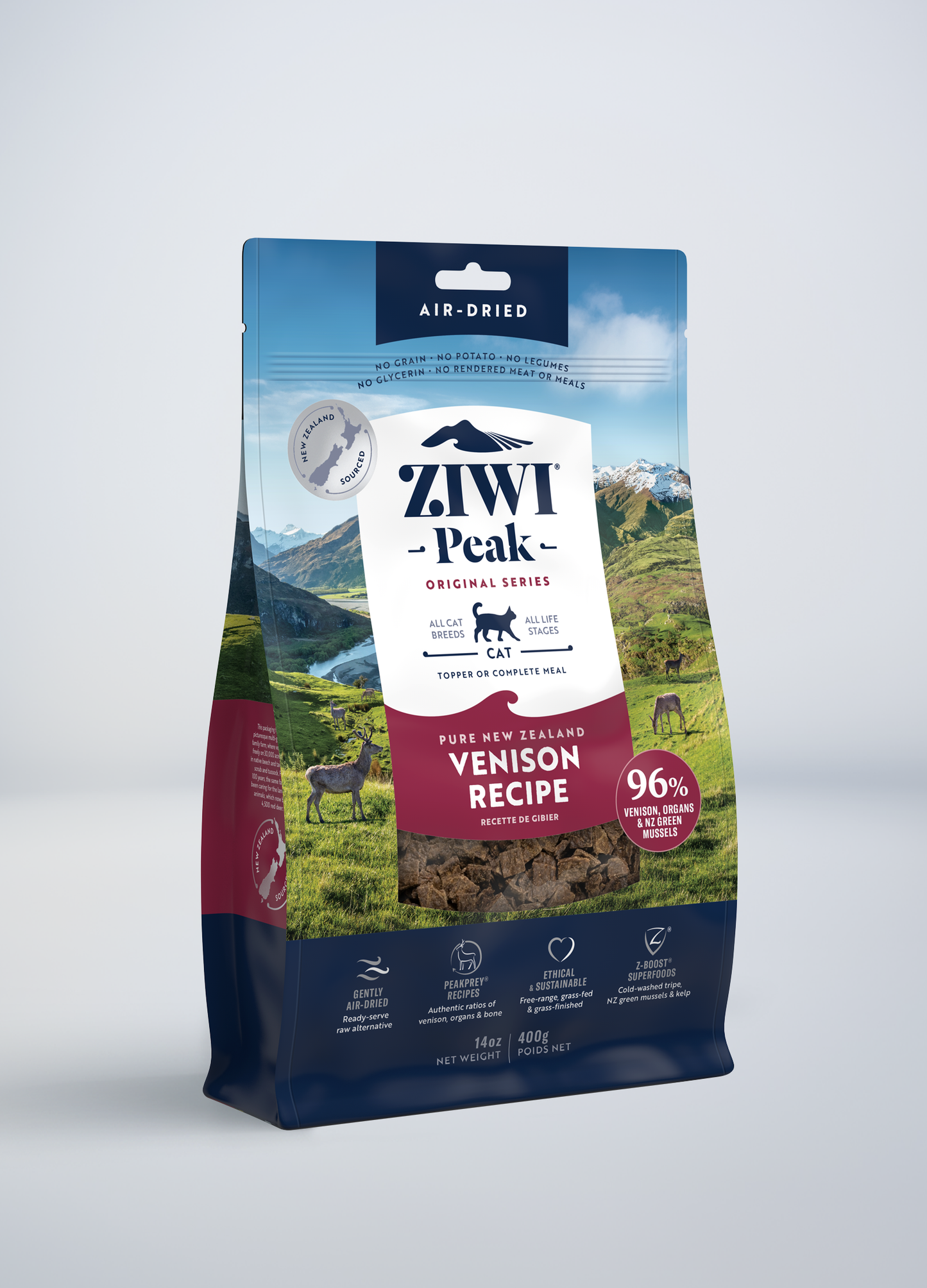 Ziwi Original Air-dried Venison Recipe for cats
