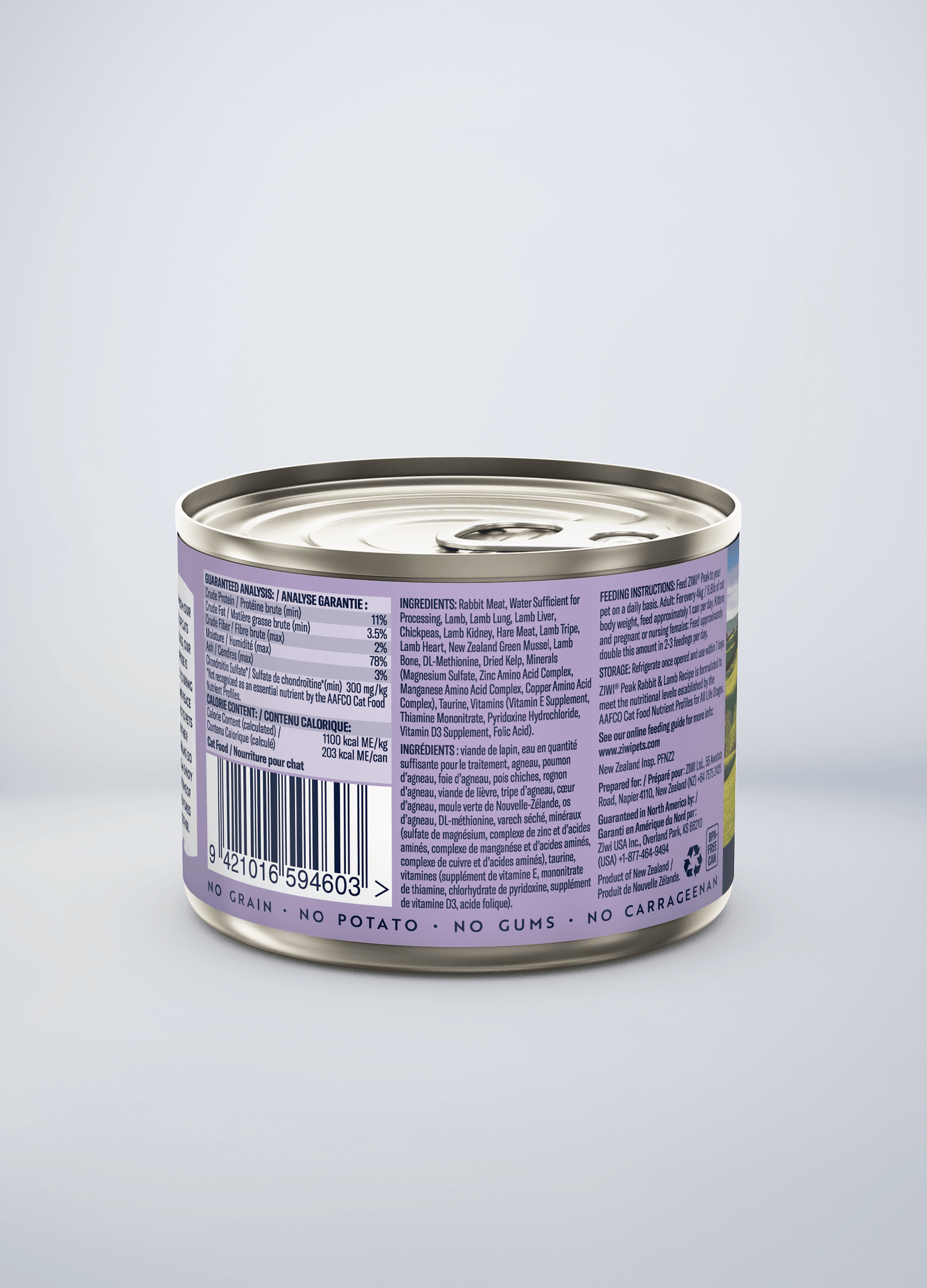 Ziwi Original Wet Rabbit & Lamb Recipe for cats
