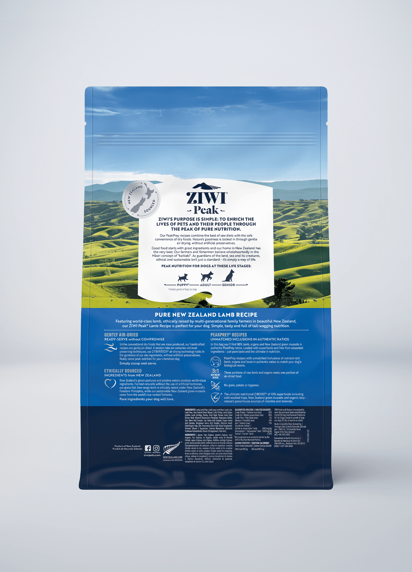 Ziwi Original Air-dried Lamb Recipe for dogs