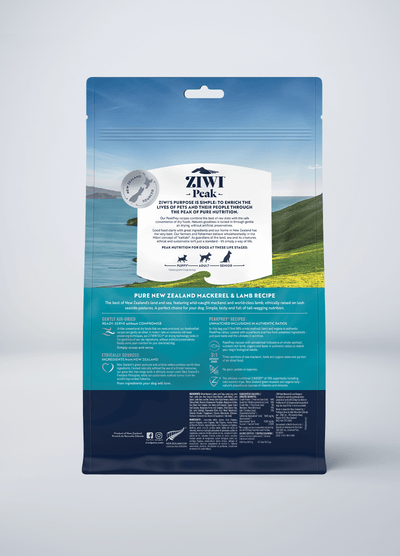 Ziwi Original Air-dried Mackerel & Lamb Recipe for dogs