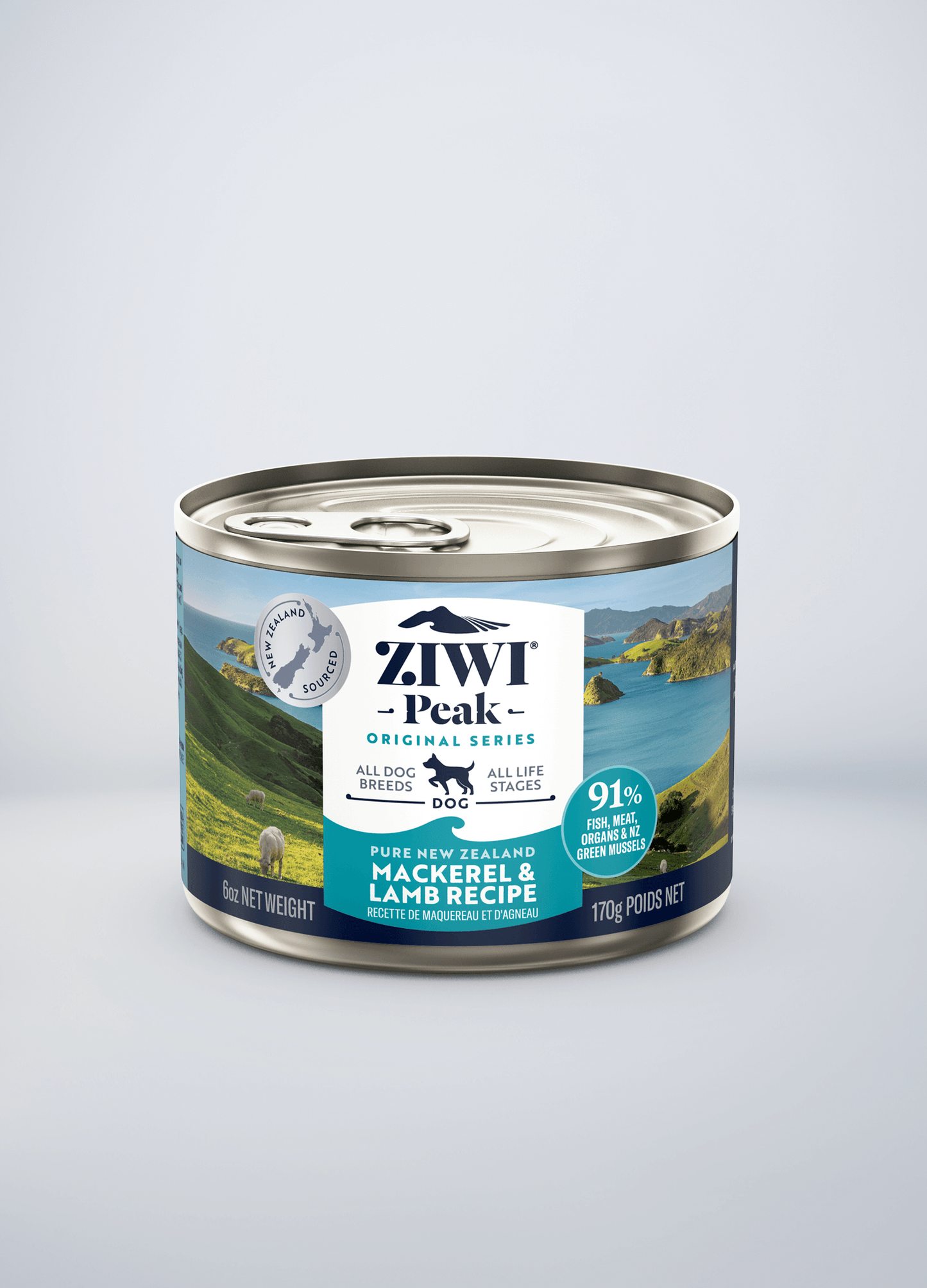 Ziwi Original Canned Wet Mackerel & Lamb Recipe for dogs