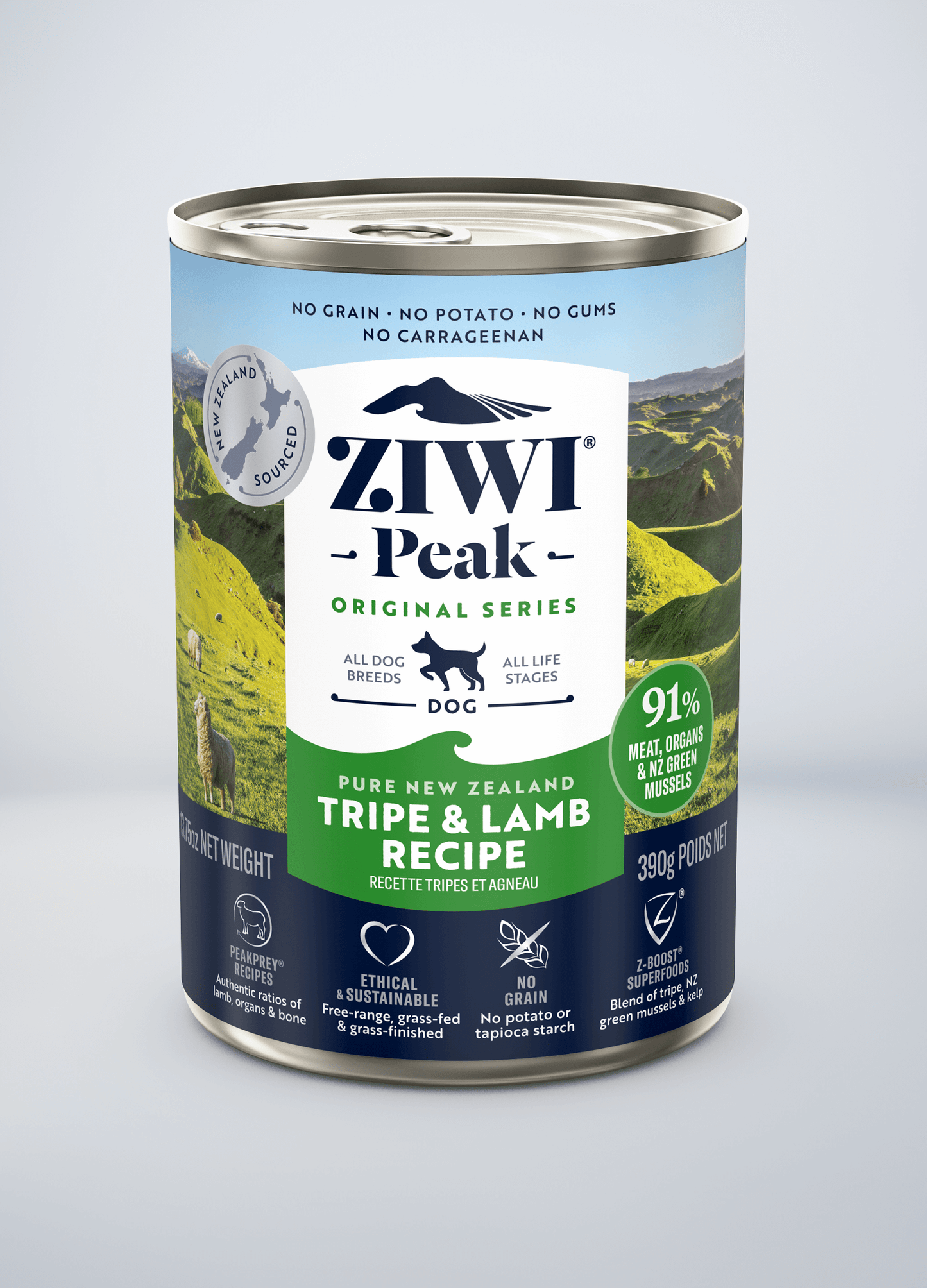 Ziwi Original Canned Wet Tripe & Lamb Recipe for dogs