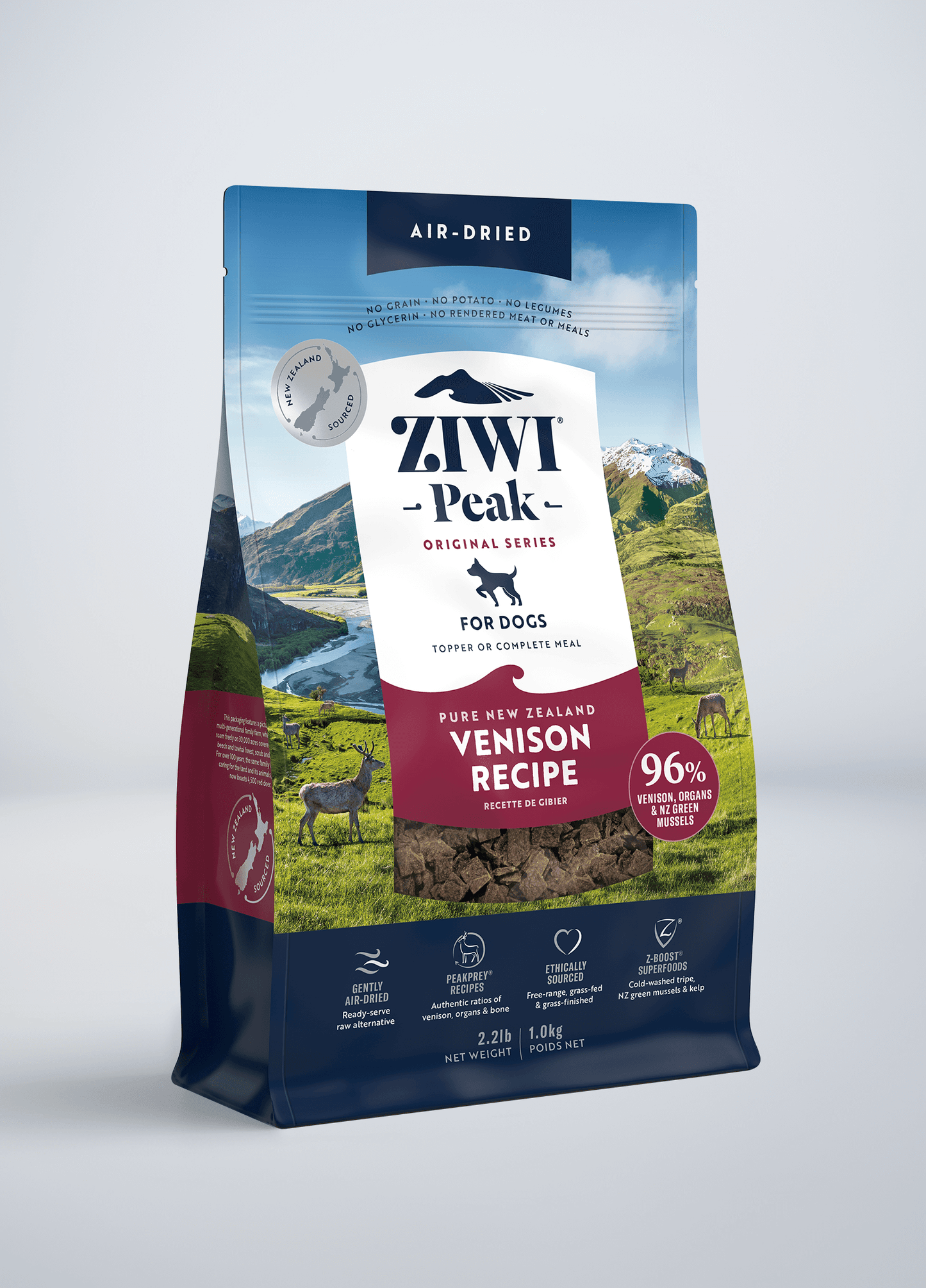 Ziwi Original Air-dried Venison Recipe for dogs