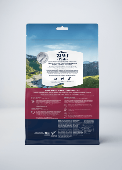 Ziwi Original Air-dried Venison Recipe for dogs