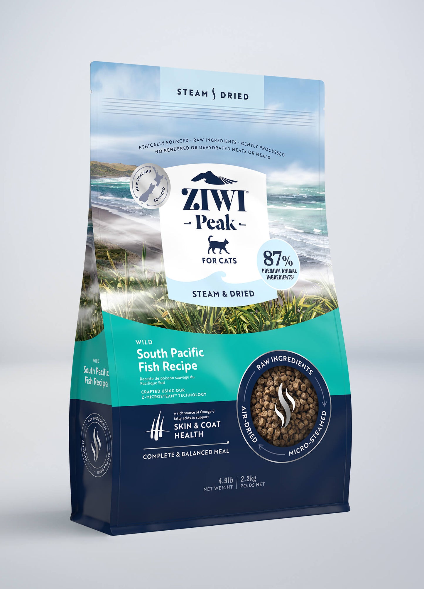 Ziwi Steam & Dried Wild South Pacific Fish Recipe for cats