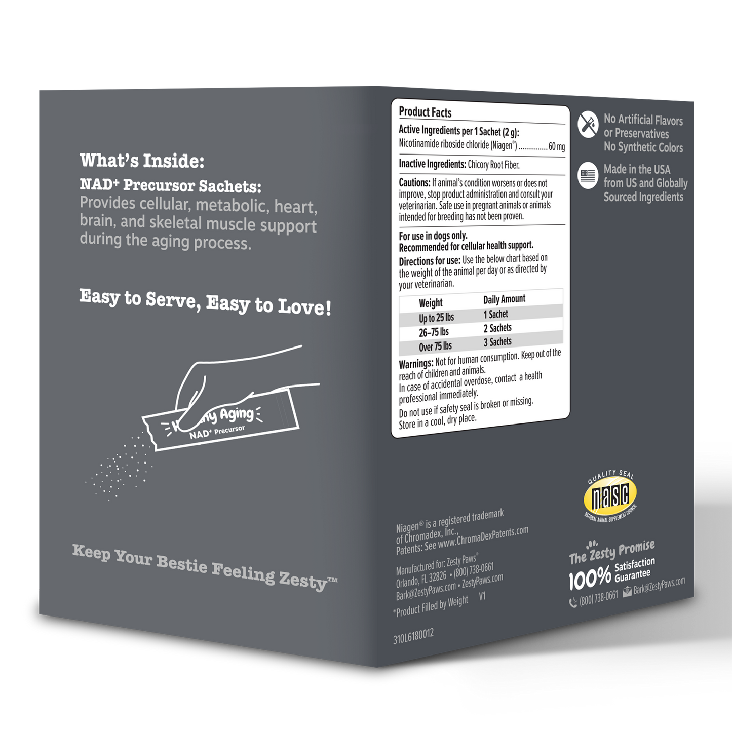 Healthy Aging NAD+ Precursor Powder for Dogs