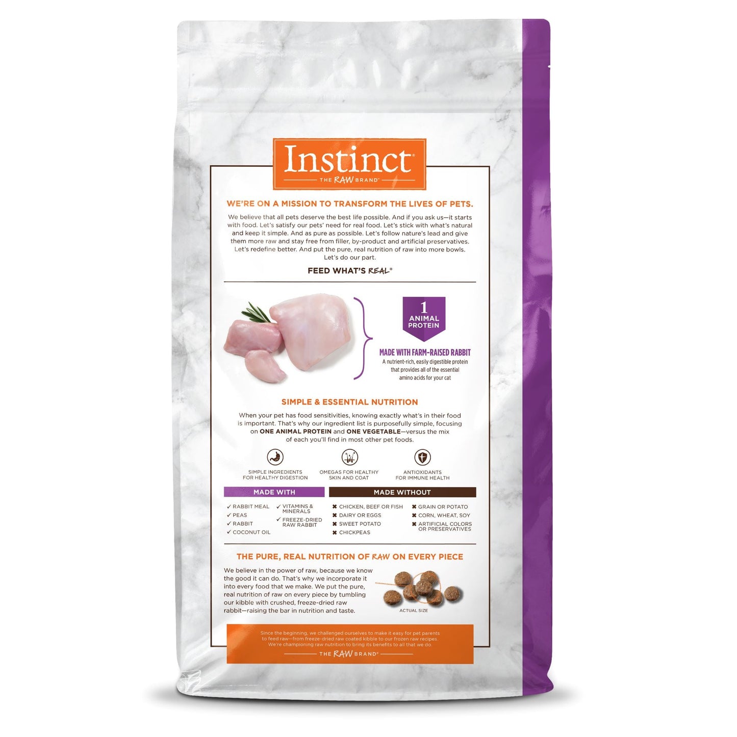 Instinct Limited Ingredient Diet Rabbit Dry Cat Food