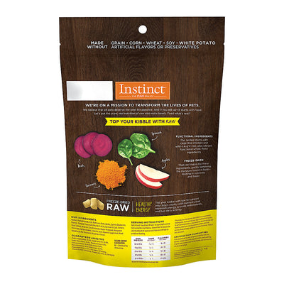Instinct Raw Boost Mixers Healthy Energy Freeze-Dried, Dog Food Topper, 5.5-oz Bag
