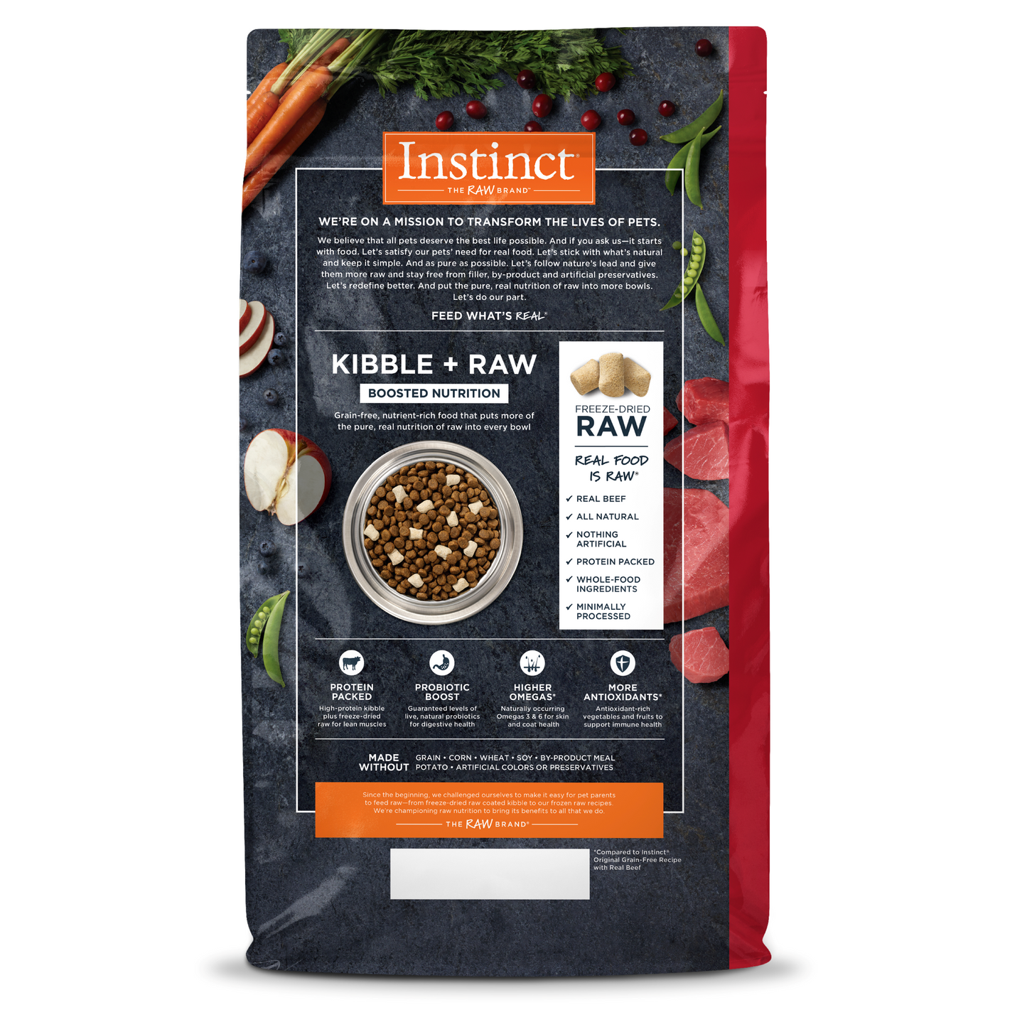 Instinct Raw Boost Beef, Dry Dog Food