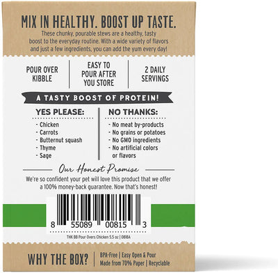 The Honest Kitchen Bone Broth Pour Overs Chicken Stew 5.5-oz, Dog Food Topper