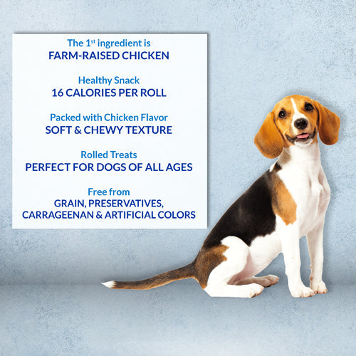 Inaba Churu Rolls Chicken Recipe 3.36-oz, 8-Pack Dog Treat