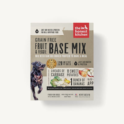 The Honest Kitchen Grain Free Fruit & Veggie Base Mix Adult Dehydrated Dog Food