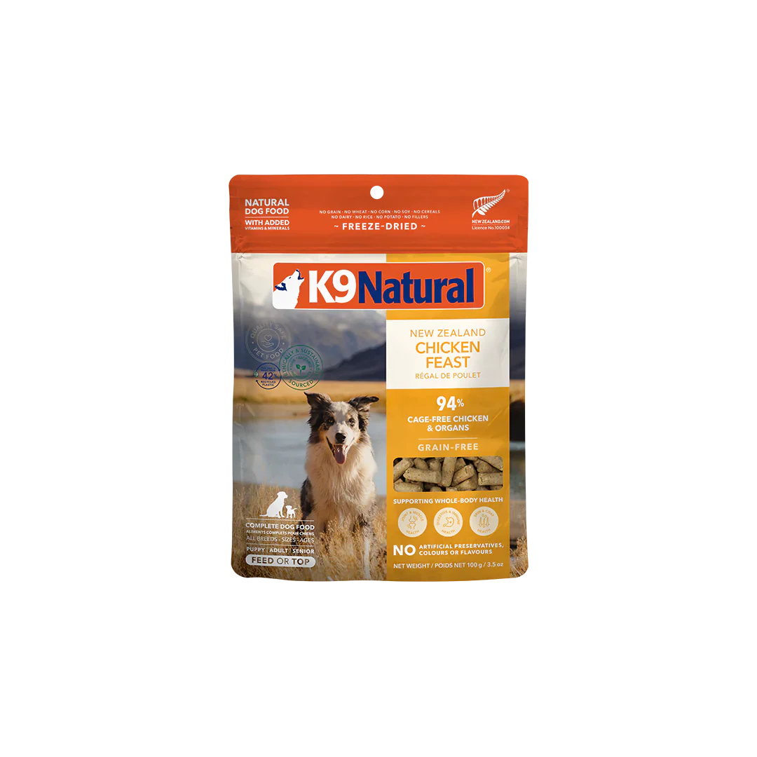 K9 Chicken Feast Freeze-Dried Dog Food