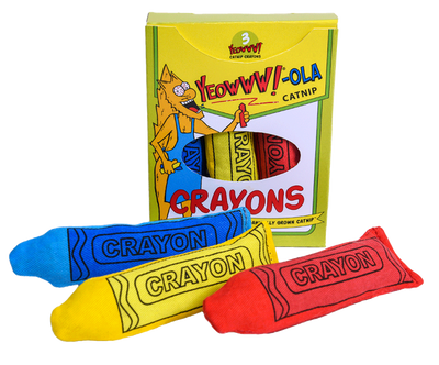 Yeowww-Ola Crayons, Catnip Cat Toy