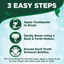 Dog Toothbrush & Enzymatic Toothpaste Set