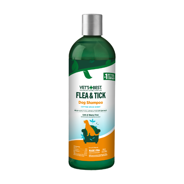 Flea and Tick Dog Shampoo â€?Cotton Spice Scent