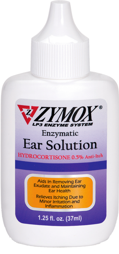Zymox Enzymatic Ear Solution with 0.5% Hydrocortisone