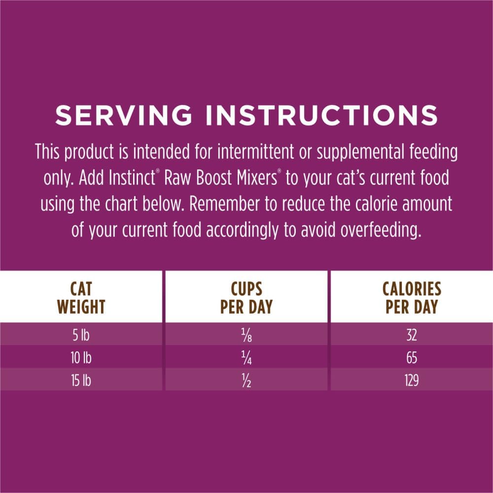Instinct Raw Boost Mixers Multivitamin for Adults Freeze-Dried 5.5-oz, Cat Food Topper