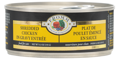 Fromm Four-Star Grain-Free Shredded Chicken in Gravy Canned Cat Food