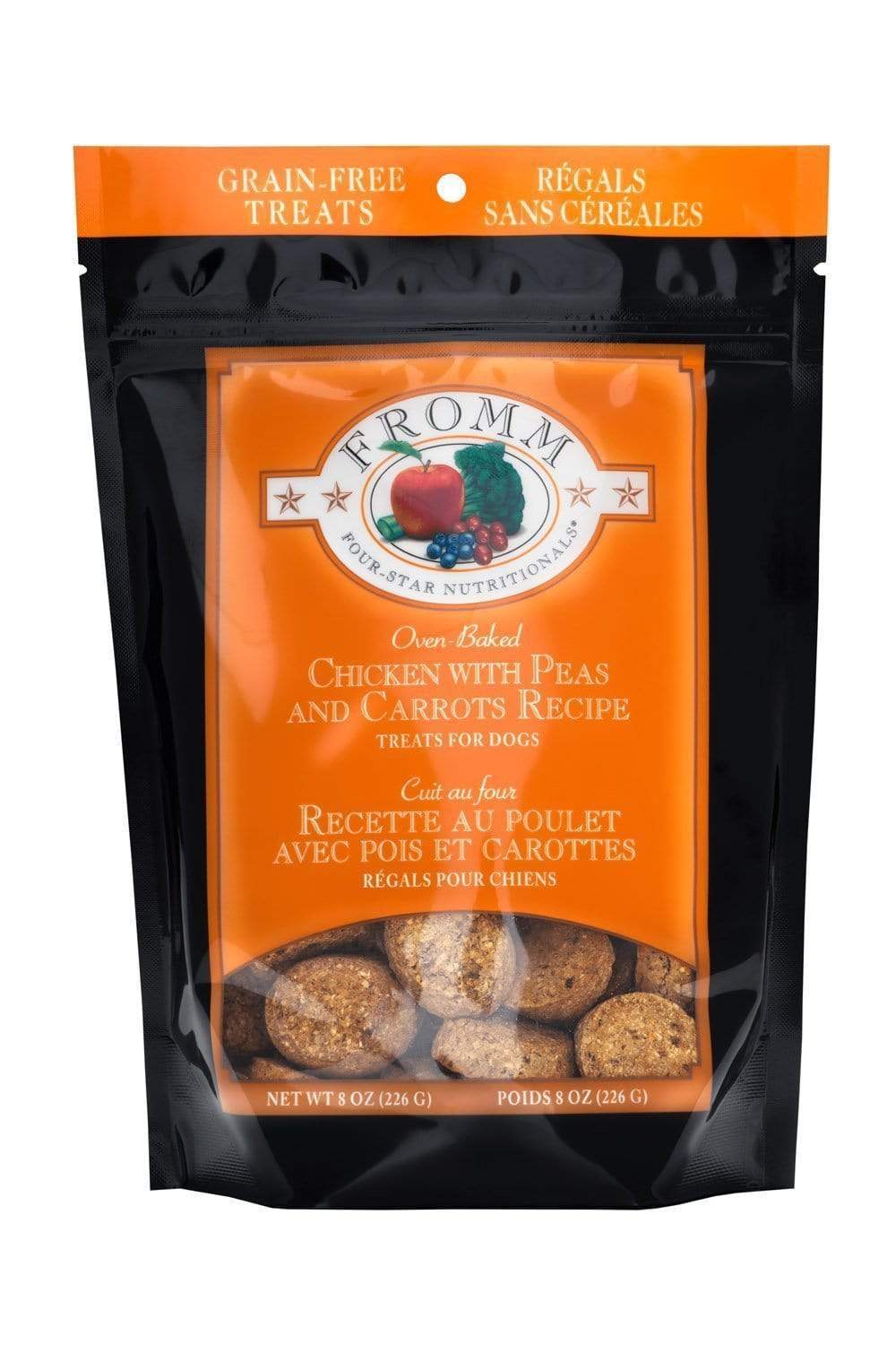 Fromm Four-Star Oven Baked Chicken with Carrots and Peas Recipe Dog Treats