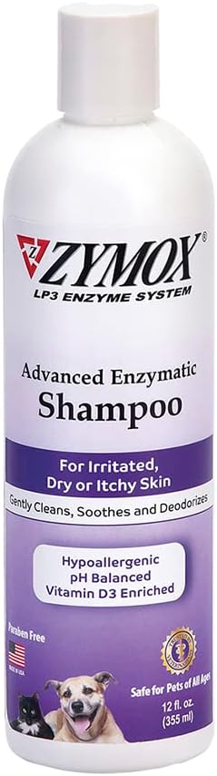 Zymox Advanced Enzymatic, Pet Shampoo, 12-oz Bottle