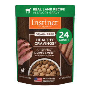 Instinct Healthy Cravings Real Lamb Recipe 3-oz, Dog Food Topper