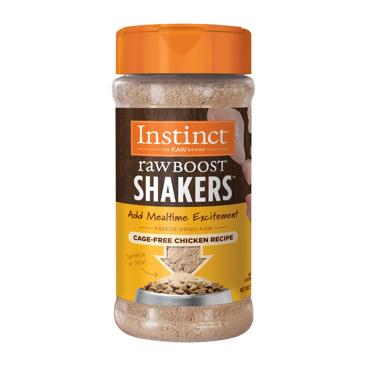 Instinct Raw Boost Shakers Chicken Recipe 5.5-oz, Freeze-Dried Meal Topper