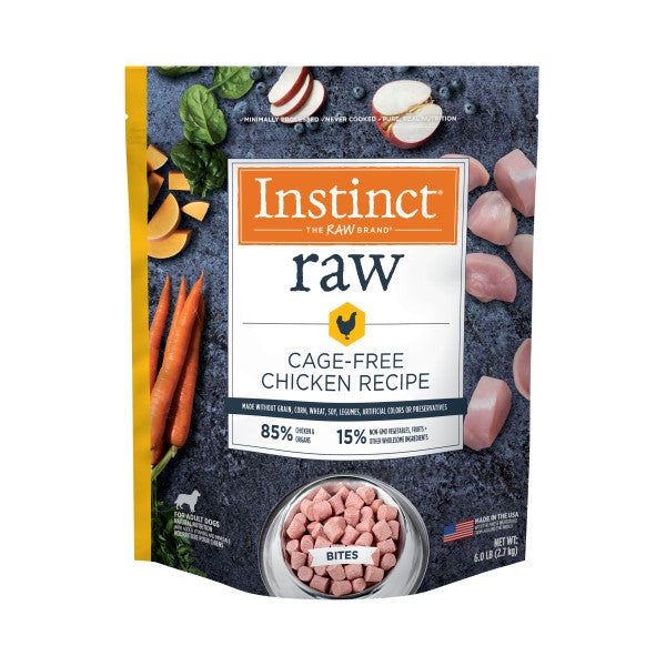 Instinct Raw Frozen Chicken Bites Dog Food