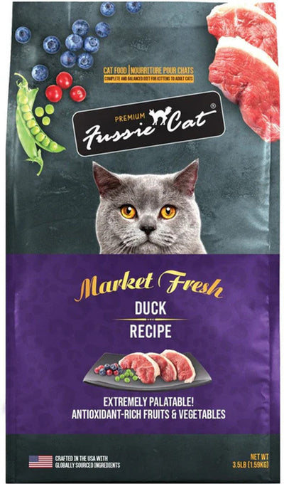 Fussie Cat Market Fresh Duck Dry Cat Food