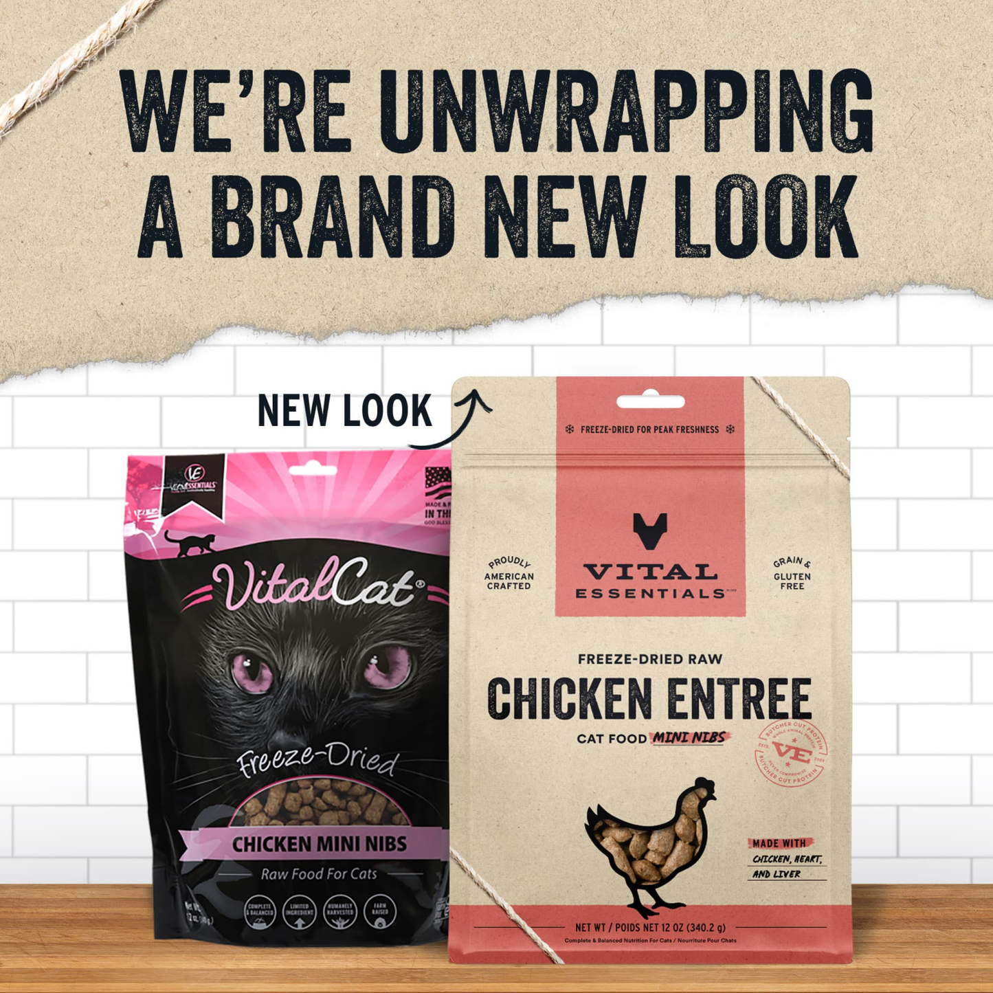 Vital Essentials Chicken Entree Mini Nibs Freeze-Dried Raw Cat Food