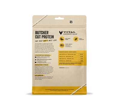 Vital Essentials Freeze-Dried Duck Hearts Dog Treats