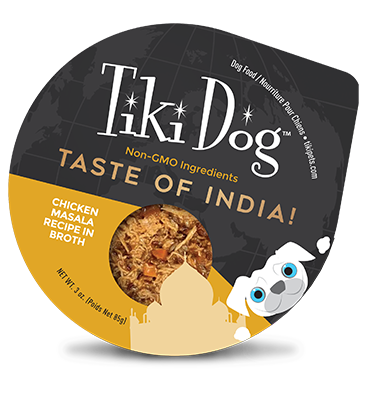 Tiki Dog Taste Of India Indian Chicken Masala 3-oz, Wet Dog Food