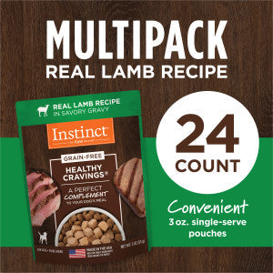 Instinct Healthy Cravings Real Lamb Recipe 3-oz, Dog Food Topper