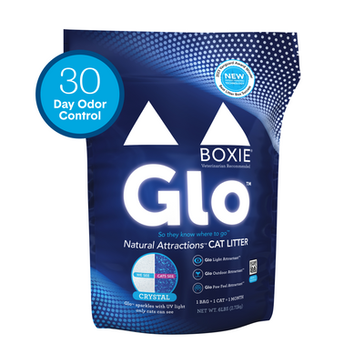 Glo Natural Attractions Non-Clumping Crystal Cat Litter