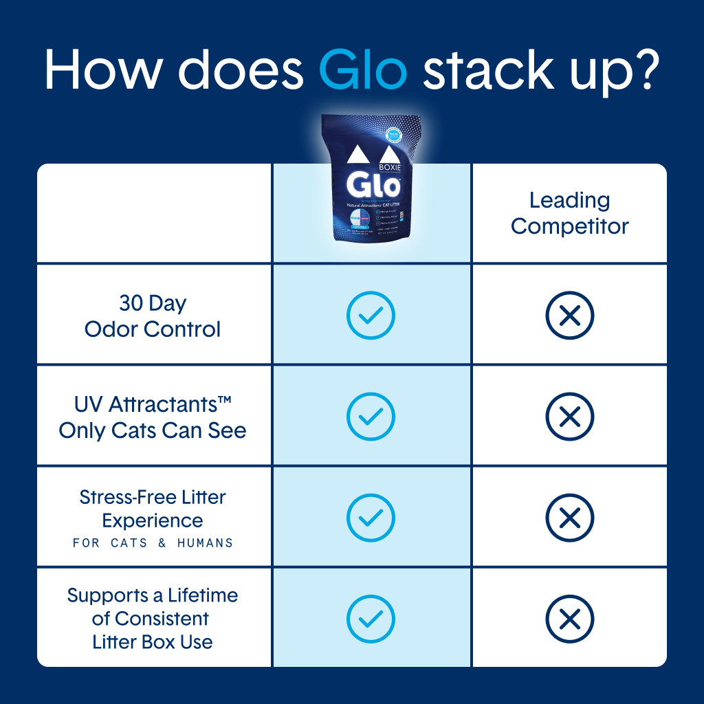 Glo Natural Attractions Non-Clumping Crystal Cat Litter