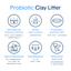 SELF CLEANING LITTER with Probiotic Clumping Clay