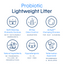 Self-Cleaning Probiotic Lightweight Clumping Litter