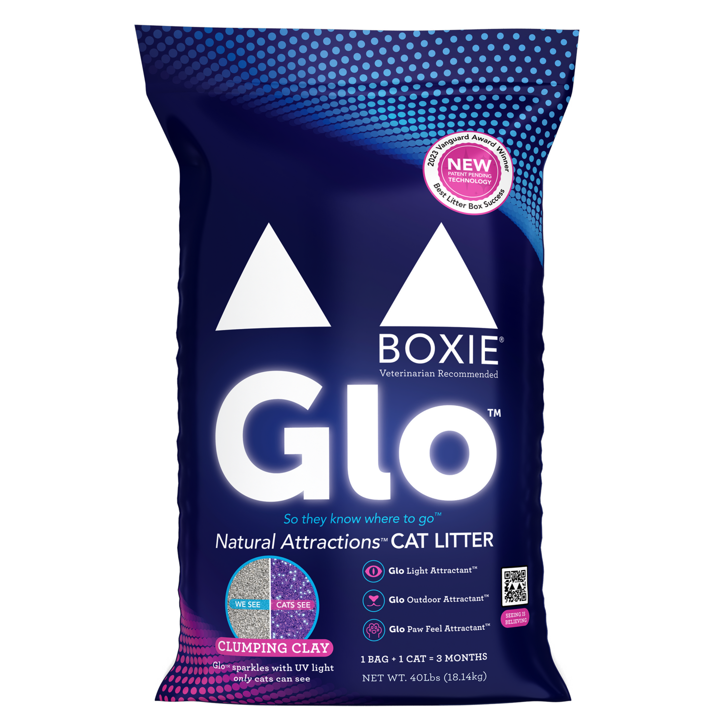 Glo Natural Attractions Clumping Clay Cat Litter