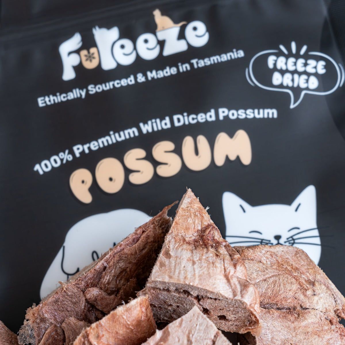 Freeze Dried Diced Possum
