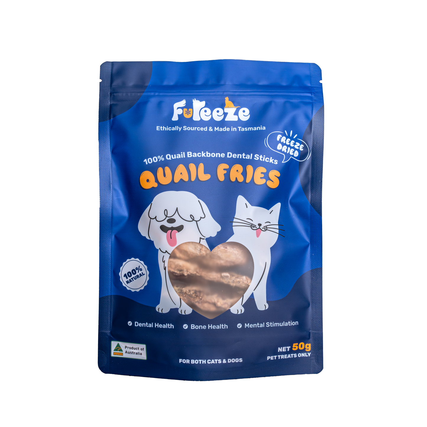 Freeze Dried Quail Backbone