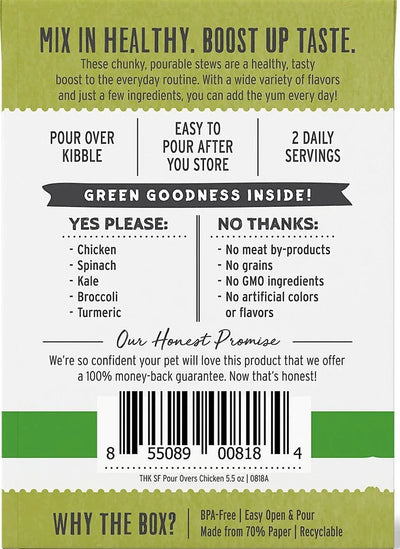 The Honest Kitchen Superfood Pour Overs Chicken Stew 5.5-oz, Dog Food Topper