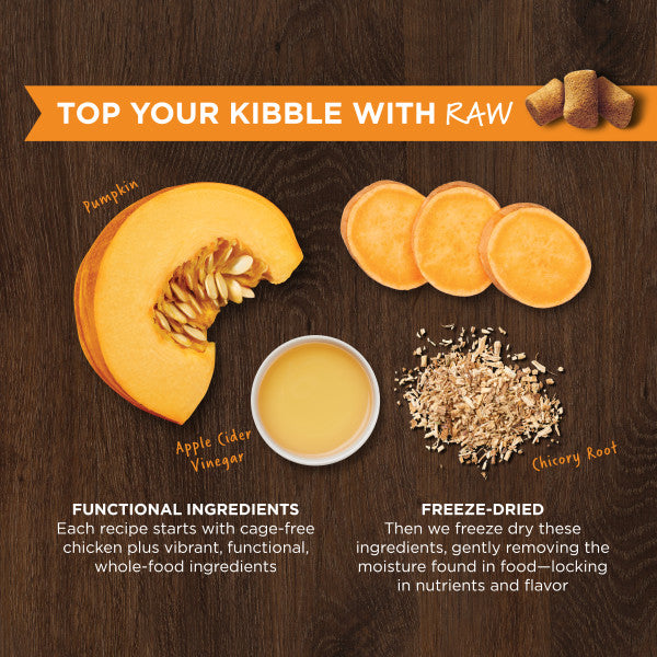 Instinct Raw Boost Mixers Gut Health Freeze-Dried Dog Food Topper, 5.5-oz Bag