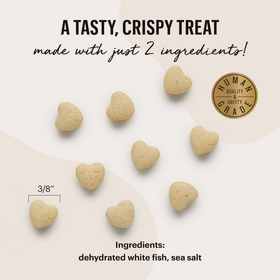 The Honest Kitchen Smittens Whitefish, Cat Treats, 2-oz Bag