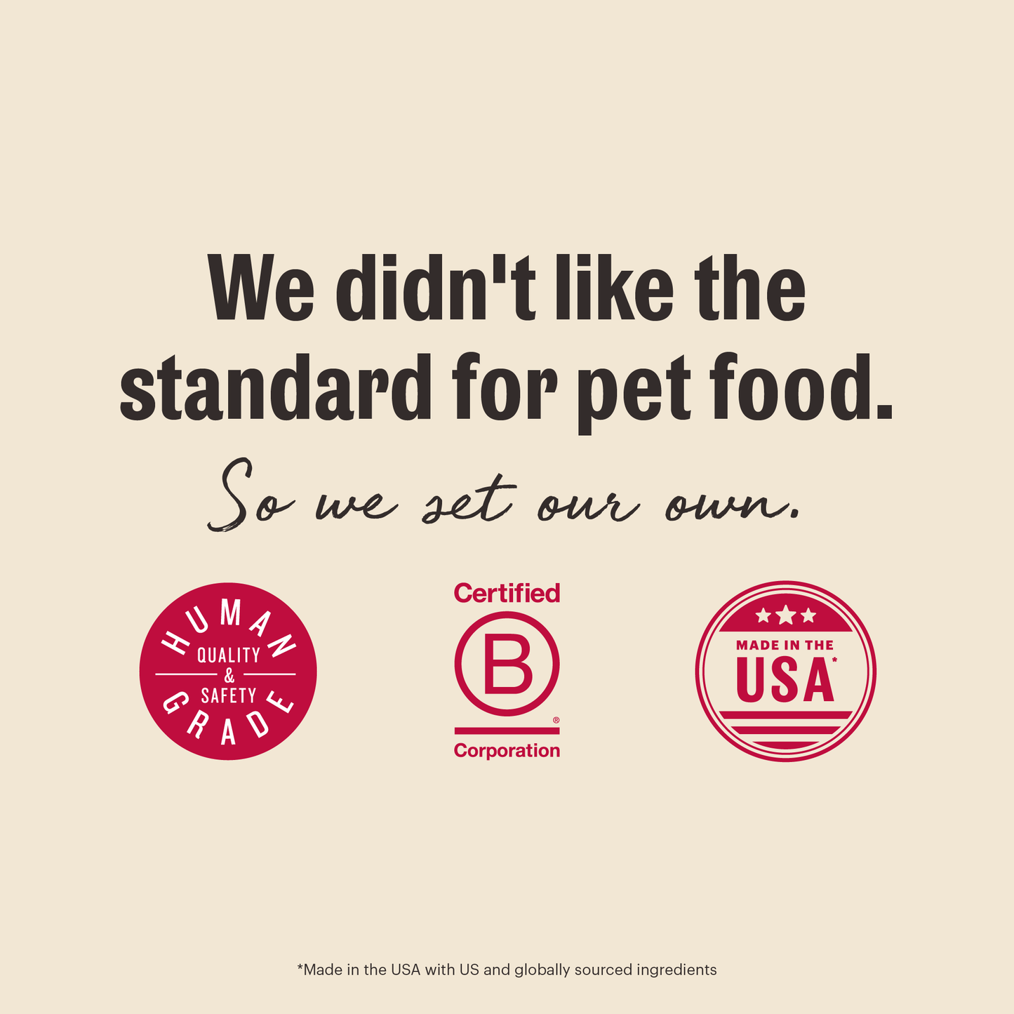 Dehydrated Limited Ingredient Beef